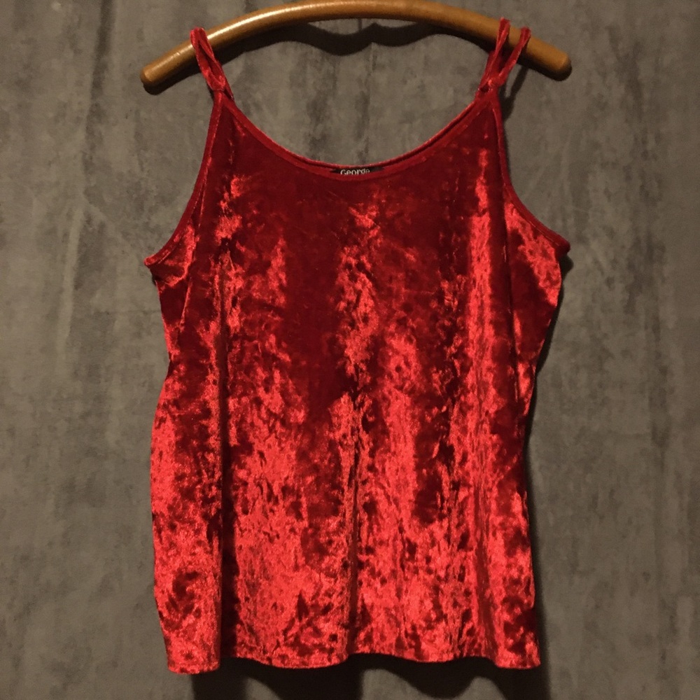 Velvet tank top